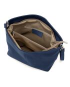 Trapani jeansblaue Ledertasche - 33x14x25 cm
