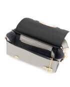 Giada Tasche aus grauem Perlenleder - 24x8x16 cm