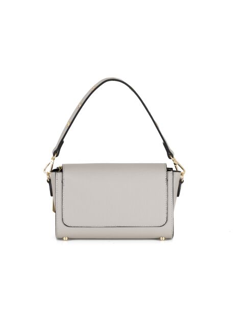 Giada greypearl leren tas - 24x8x16 cm