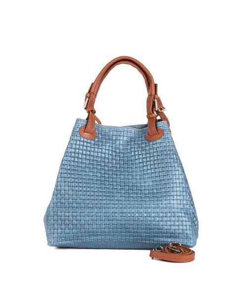 Fosdinovo acqua leren tas - 37x15x45 cm