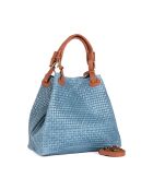 Fosdinovo acqua leren tas - 37x15x45 cm