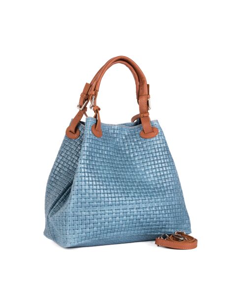 Fosdinovo acqua leren tas - 37x15x45 cm