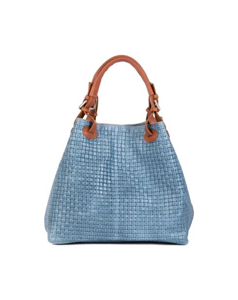 Fosdinovo acqua leren tas - 37x15x45 cm