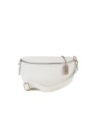 Sac en cuir Berenice blanc - 25x1x14 cm