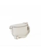Sac en cuir Berenice blanc - 25x1x14 cm