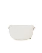 Sac en cuir Berenice blanc - 25x1x14 cm