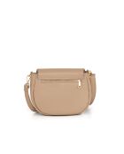 Iseppa leren tas licht taupe - 24x9x21 cm
