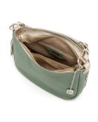 Fiorella mintfarbene Ledertasche - 30x9x27 cm