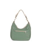 Fiorella mintfarbene Ledertasche - 30x9x27 cm