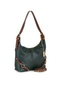 Groen-bruine leren tas van Marinella - 31x10x22 cm