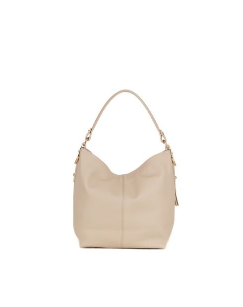 Sac en cuir Carrara cremina - 36x12x28 cm