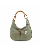 Bolso de piel Concetta piel verde - 38x10x34 cm