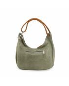 Bolso de piel Concetta piel verde - 38x10x34 cm