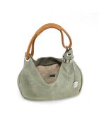 Bolso de piel Concetta piel verde - 38x10x34 cm