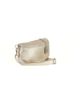 Berenice platina leren tas - 25x1x14 cm