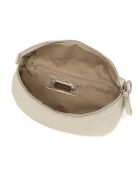 Berenice platina leren tas - 25x1x14 cm