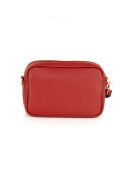 Campari rode leren tas Tabita - 22x10x15 cm