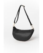 Lorenza schwarze Ledertasche - 36x12x22,5 cm