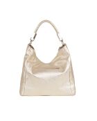 Allessandra platina leren tas - 38x14x36 cm