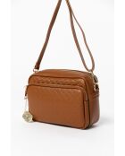 Borsa in pelle Colomba cuoio - 22x10x15 cm