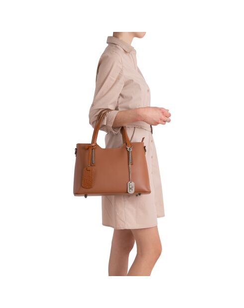 Corinna Cuoio Ledertasche - 28x8x22 cm