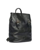 Borsa Montichiari in pelle nera - 31x15x37 cm