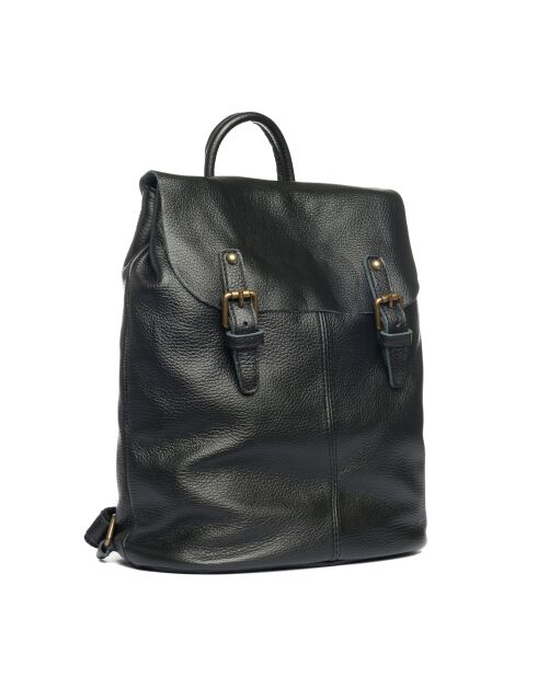 Borsa Montichiari in pelle nera - 31x15x37 cm