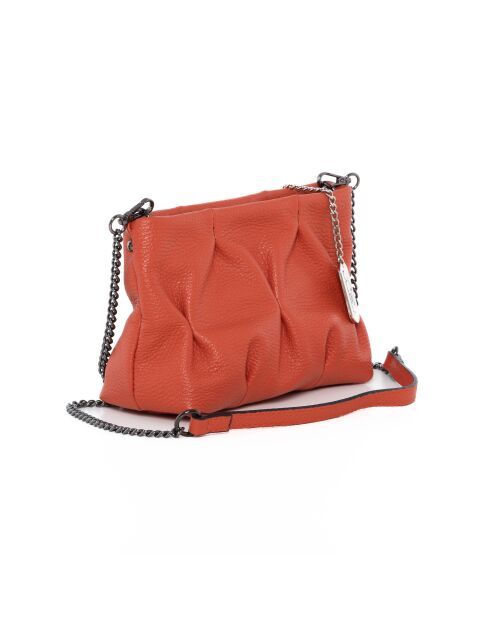 Neiva orange Ledertasche - 20x9,5x14 cm