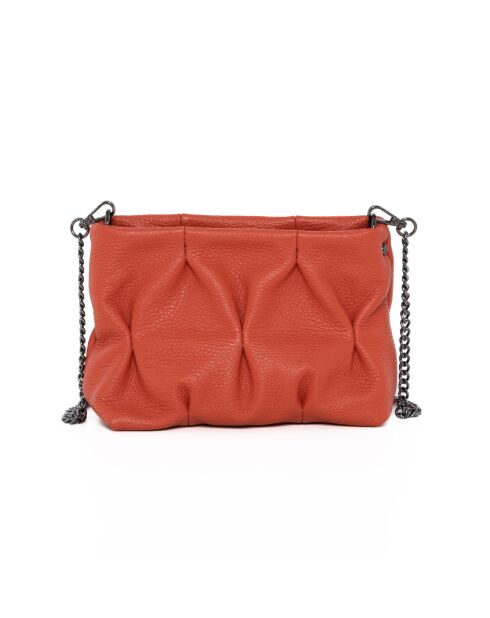 Neiva orange Ledertasche - 20x9,5x14 cm