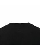 Schwarzes T-Shirt mit Aufnäher „Heart Friend“