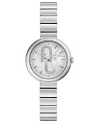 Sara Damen-Analoguhr aus grauem Edelstahl