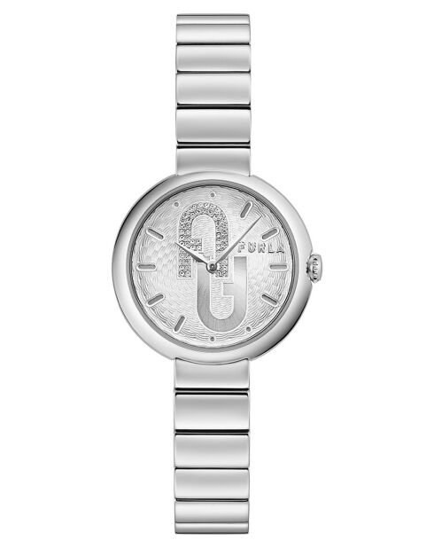 Orologio analogico da donna Sara in acciaio inossidabile grigio