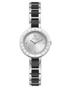 Montre analogique femme Ava en acier inoxydable grise