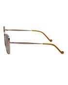 LJ141S goudoranje vierkante metalen zonnebril