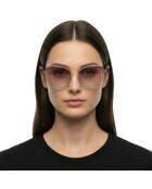 LJ141S goudoranje vierkante metalen zonnebril