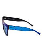 KL6181S N elektrische blaue breite geometrische Sonnenbrille