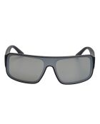 KL6129S moderne rechteckige Sonnenbrille in mattem Dunkelgrau