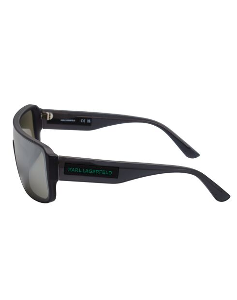 KL6129S moderne rechteckige Sonnenbrille in mattem Dunkelgrau