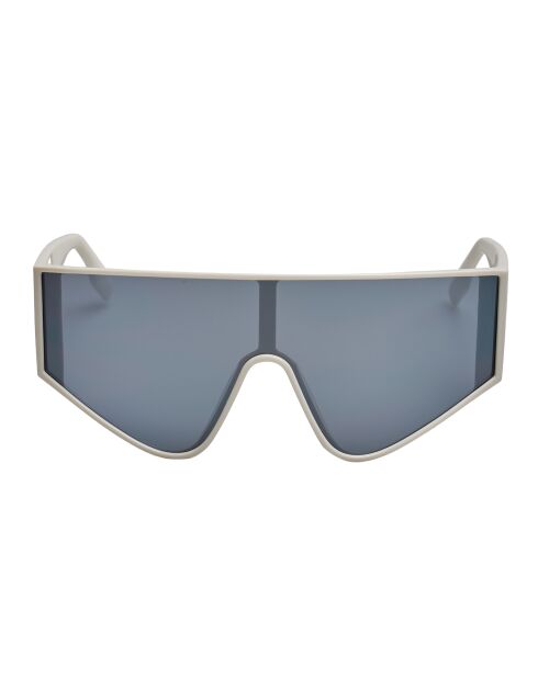KL6209S zonnebril met masker van wit acetaat