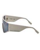 KL6209S zonnebril met masker van wit acetaat