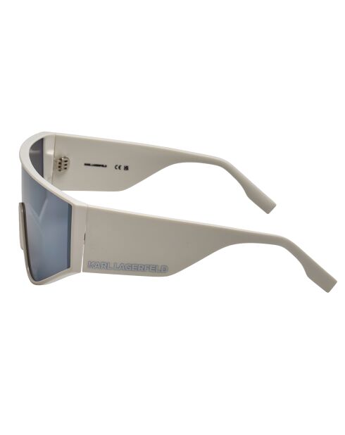 KL6209S zonnebril met masker van wit acetaat