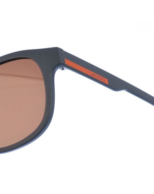L968S graue ovale Sonnenbrille