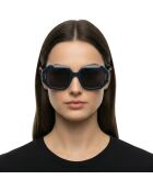 KL6124S orangeblaue große rechteckige Sonnenbrille