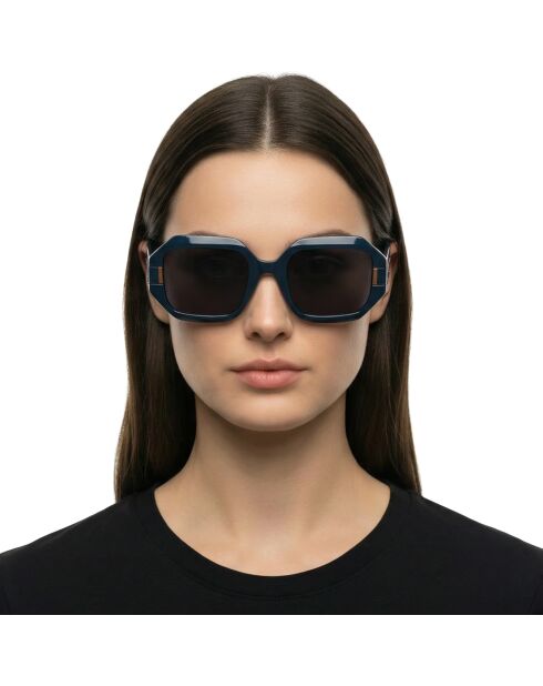 KL6124S orangeblaue große rechteckige Sonnenbrille