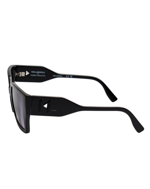 KL6098S schwarze rechteckige Acetat-Sonnenbrille