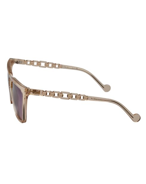 Lunettes de soleil rectangulaires en acétate LJ780S sable cristallin