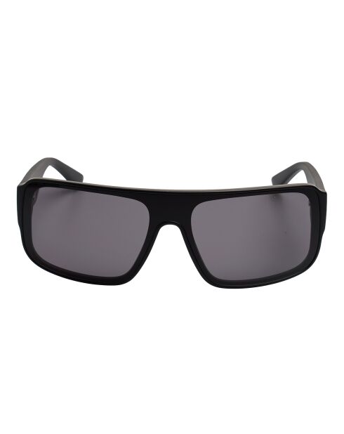 KL6129S moderne rechteckige Sonnenbrille in mattem Schwarz
