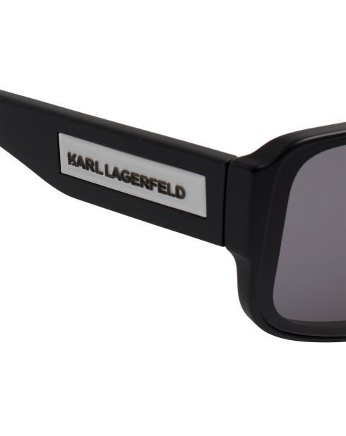 KL6129S moderne rechteckige Sonnenbrille in mattem Schwarz