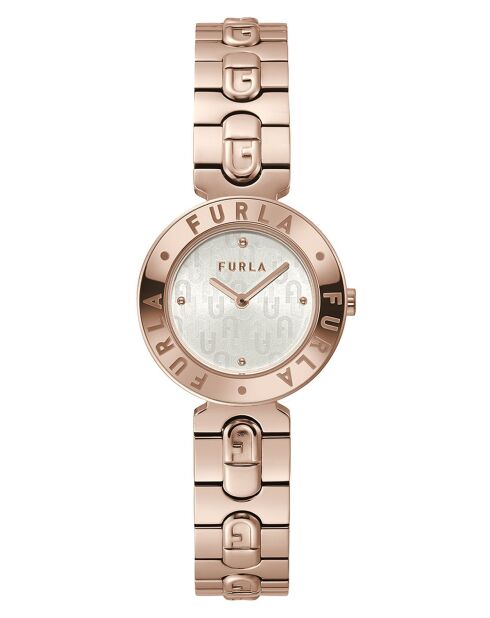 Orologio analogico da donna Olivia in acciaio inossidabile rosa