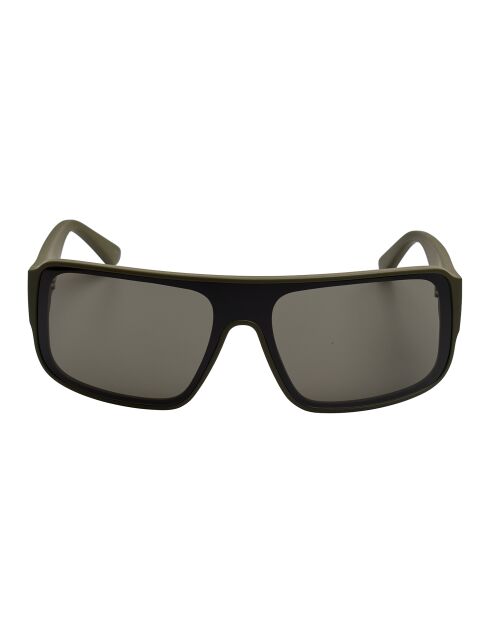KL6129S Moderne rechteckige Sonnenbrille Khakigrün
